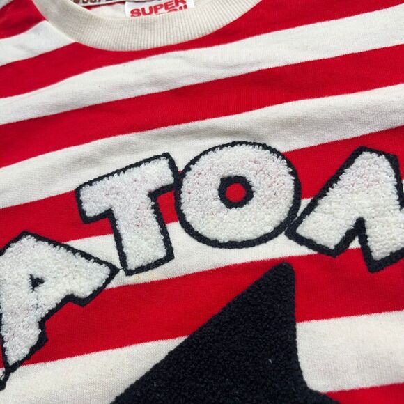 Astroboy Shirt Men's Large Red Striped Tezuka Productions Super Hero Atom Anime - Picture 14 of 16